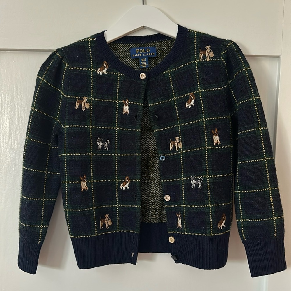 3T girls Ralph Lauren Cardigan